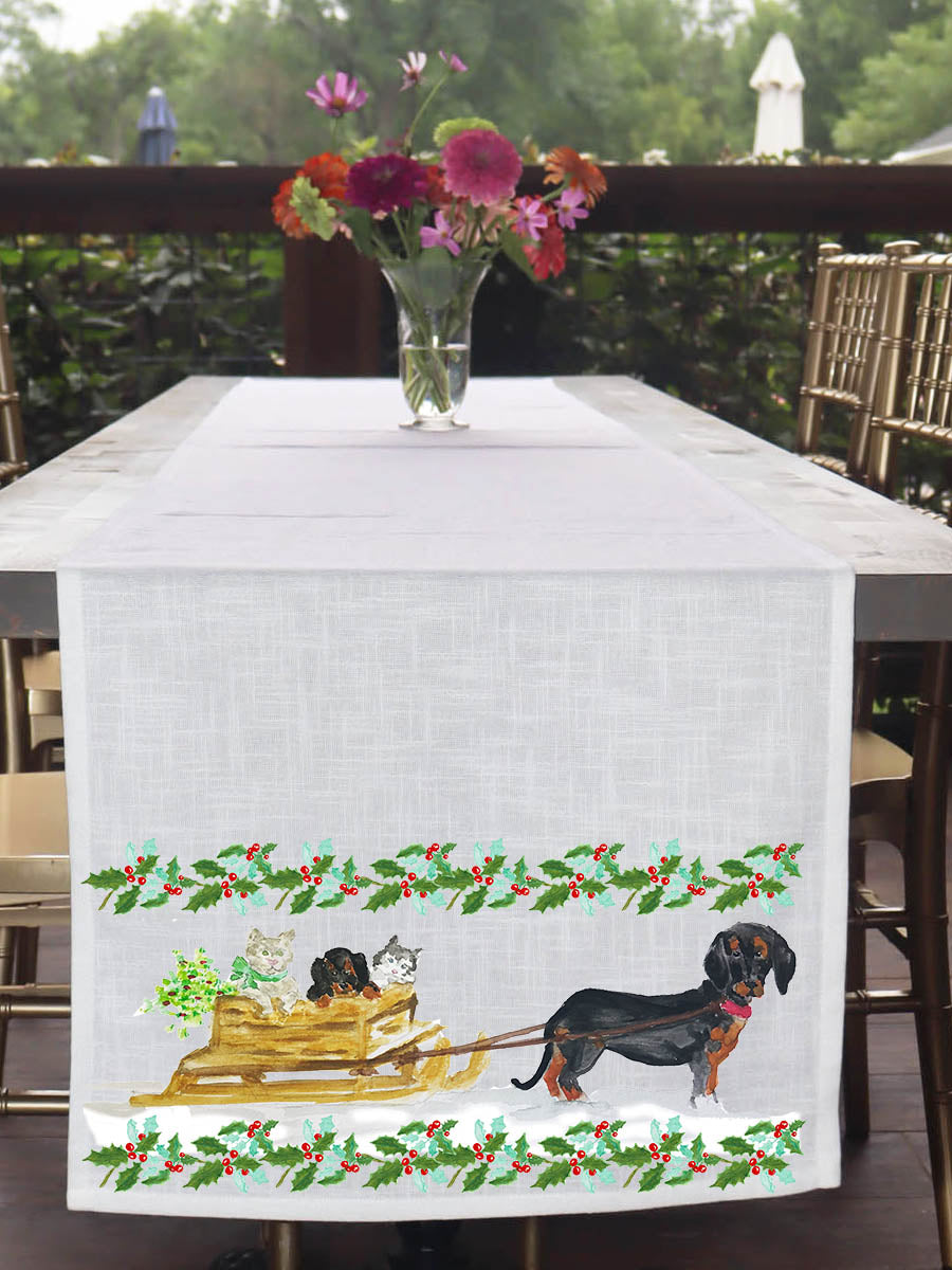 Dog Sled Table Runner