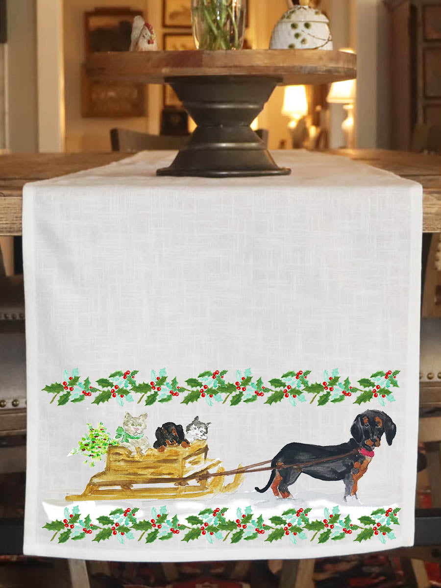 Dog Sled Table Runner