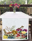 Insect Floral Table Runner
