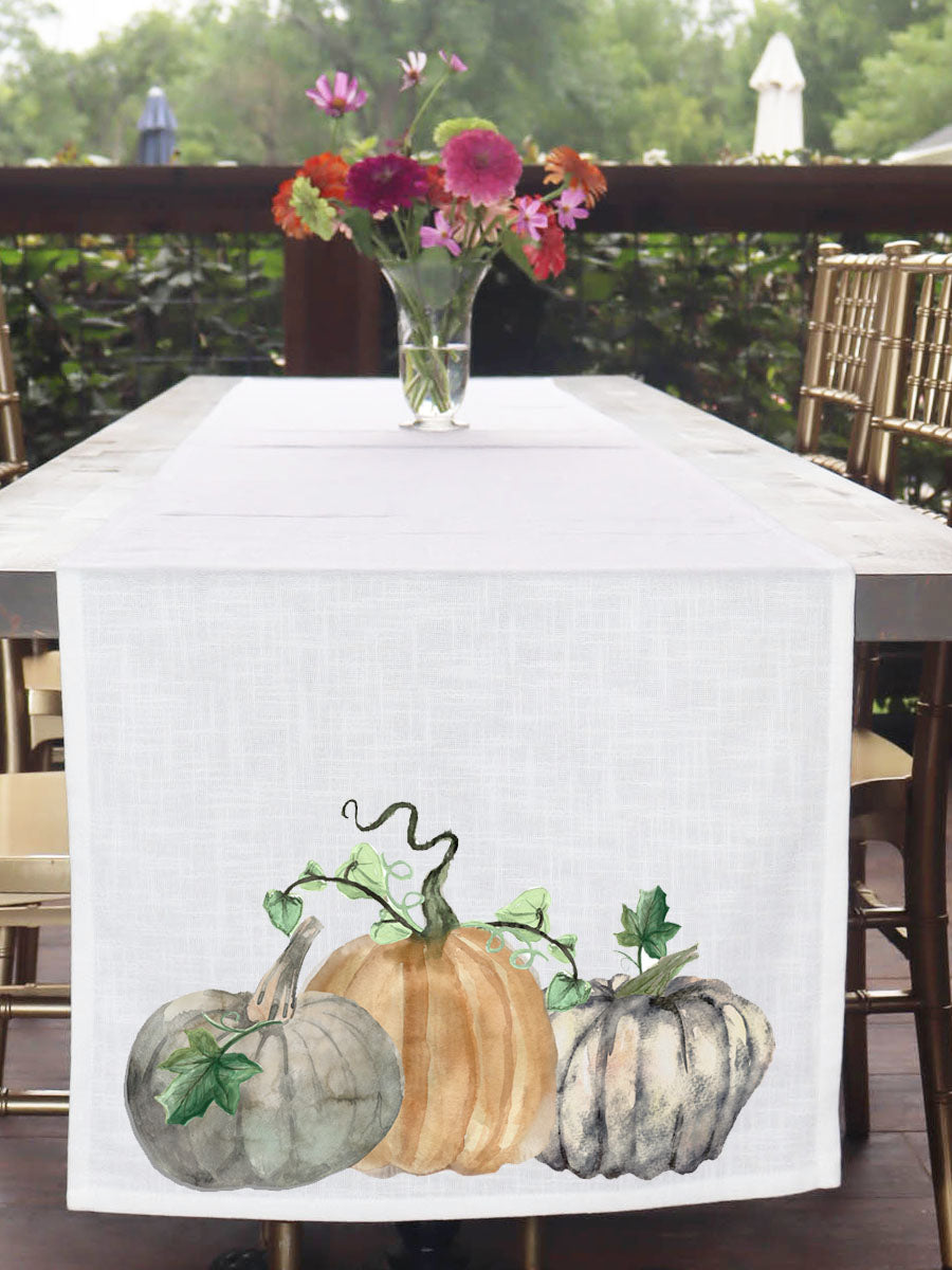 Farmhouse Pumpkins Table Runner