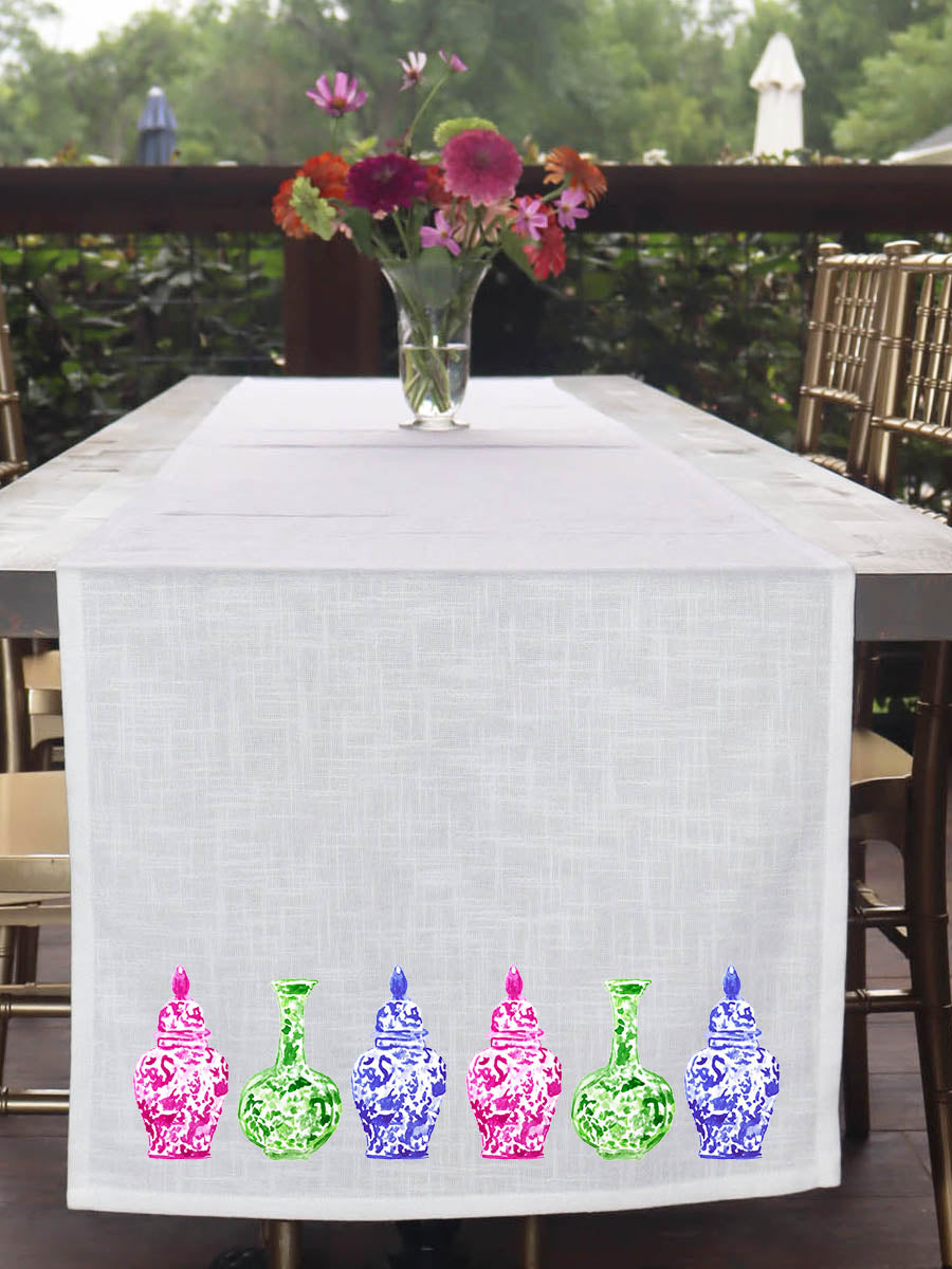 Ginger Jars Table Runner