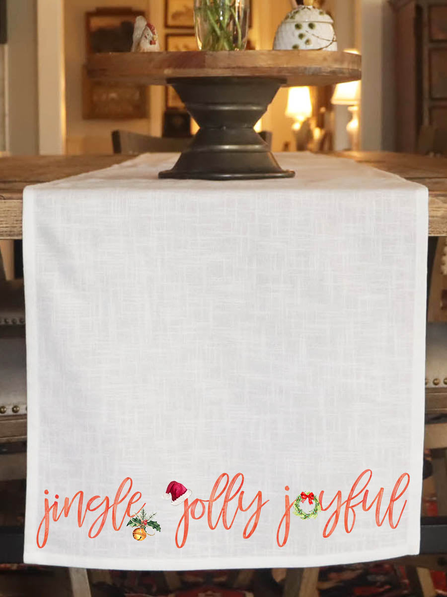 Jingle Jolly Joyful Table Runner