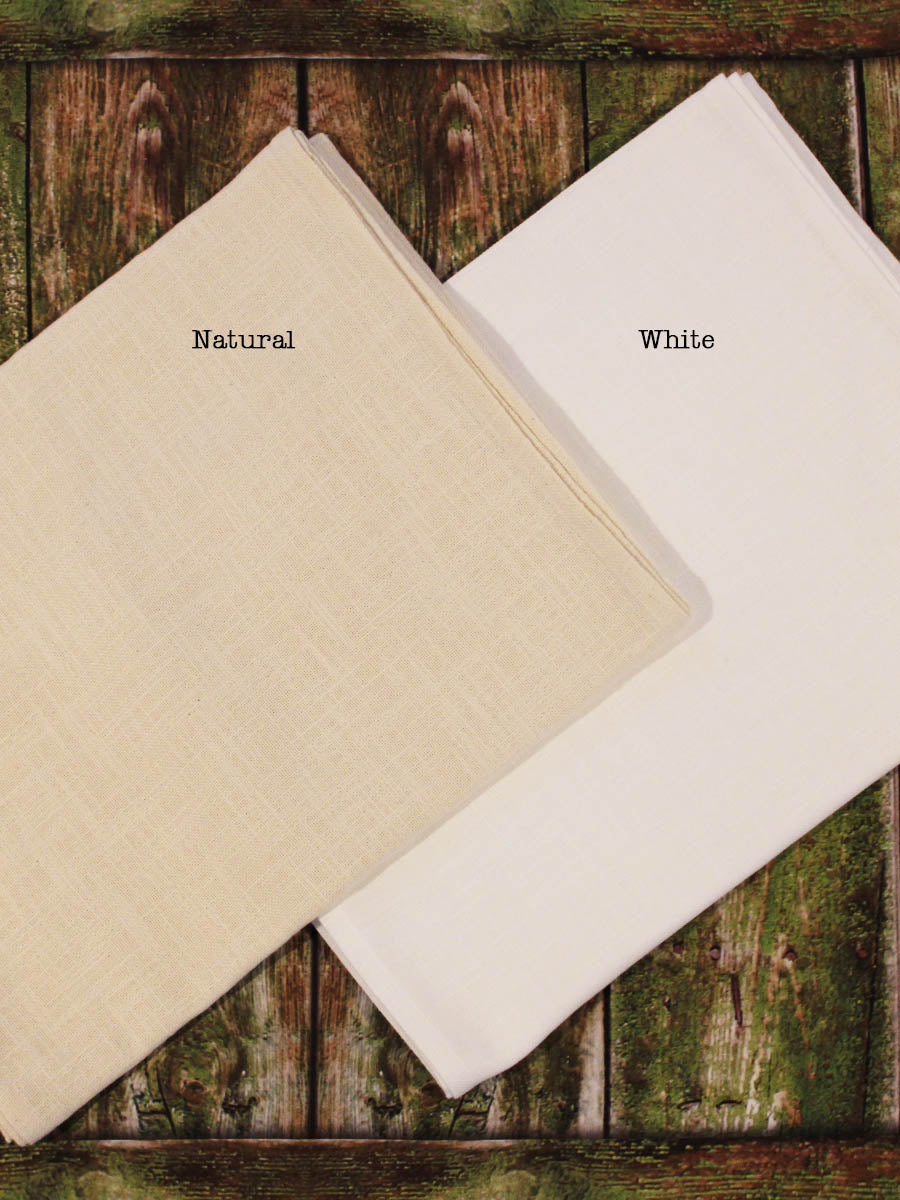 White & Green Pumpkins Table Runner