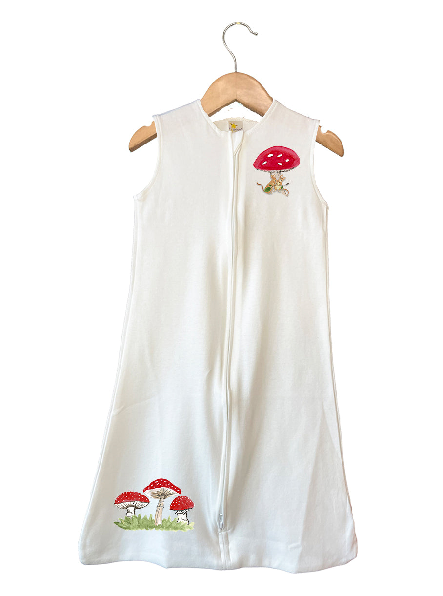 Red Mushroom Trio Baby Sleep Sack