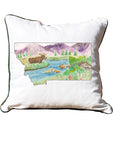 Watercolor State Pillows