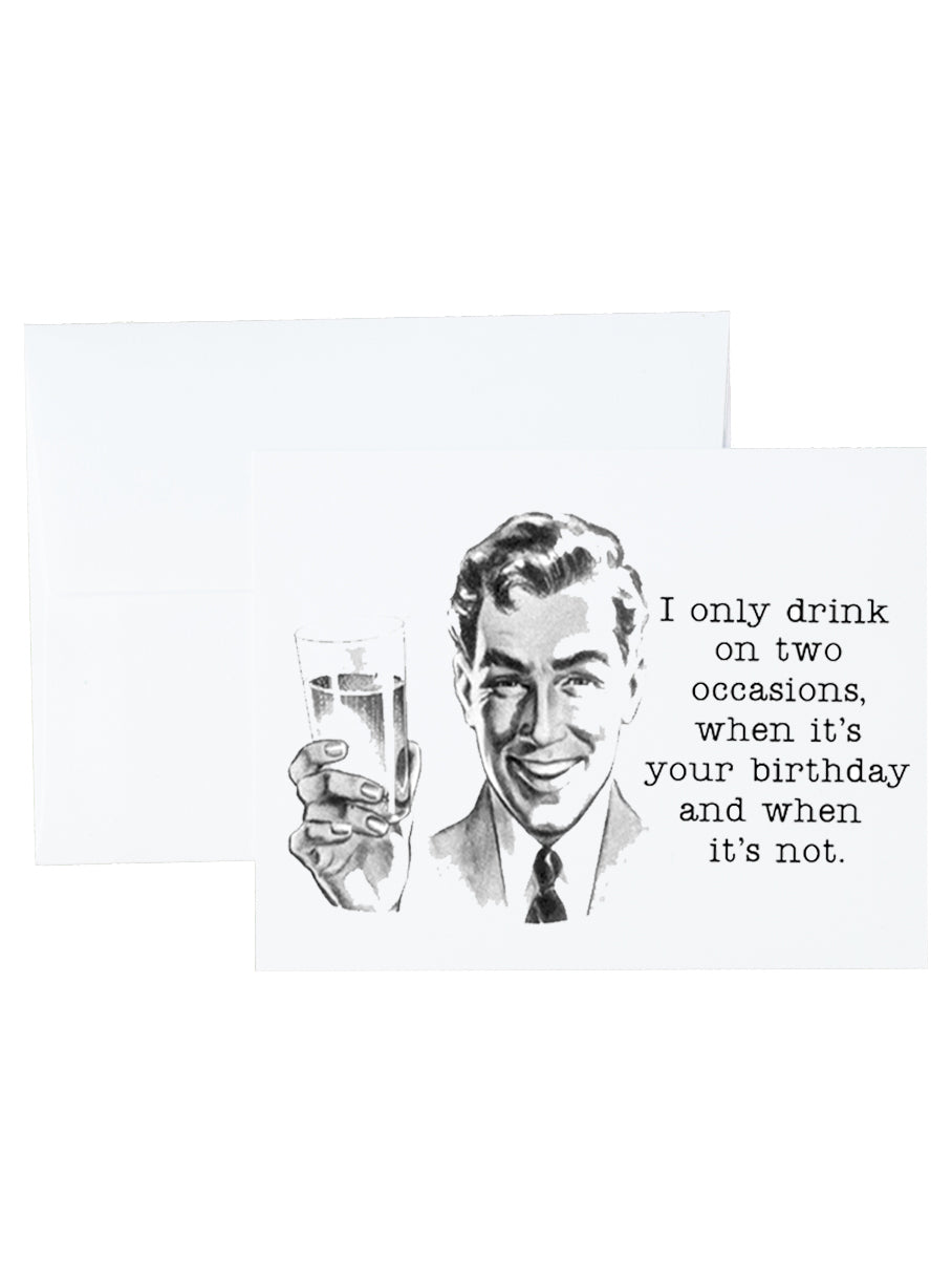 Adult Birthday Stationery and Notecard Set