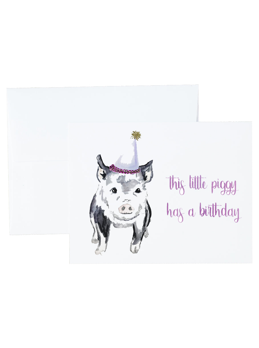 Animal Birthday Party Stationery and Notecard Set
