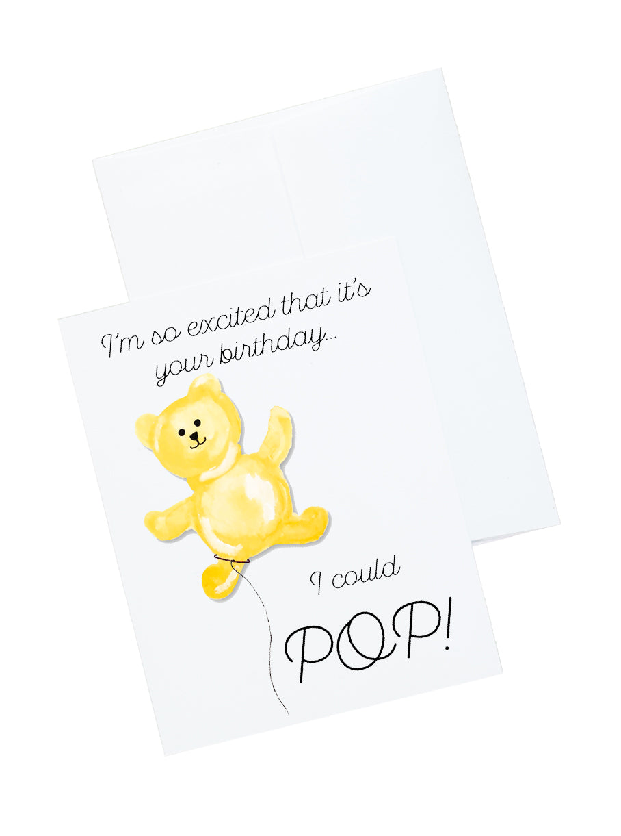 Balloon Animal Birthday Party Stationery and Notecard Set