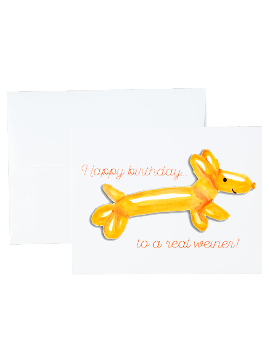 Balloon Animal Birthday Party Stationery and Notecard Set