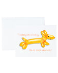 Balloon Animal Birthday Party Stationery and Notecard Set