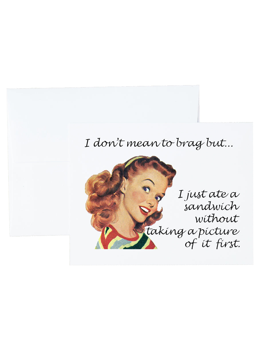 Don't mean to brag . . . Stationery and Notecard Set