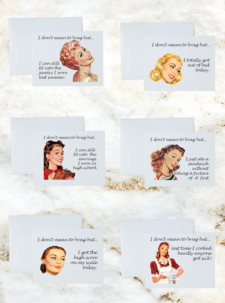 Don't mean to brag . . . Stationery and Notecard Set