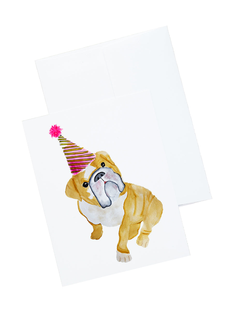 Dog Birthday Party Stationery and Notecard Set