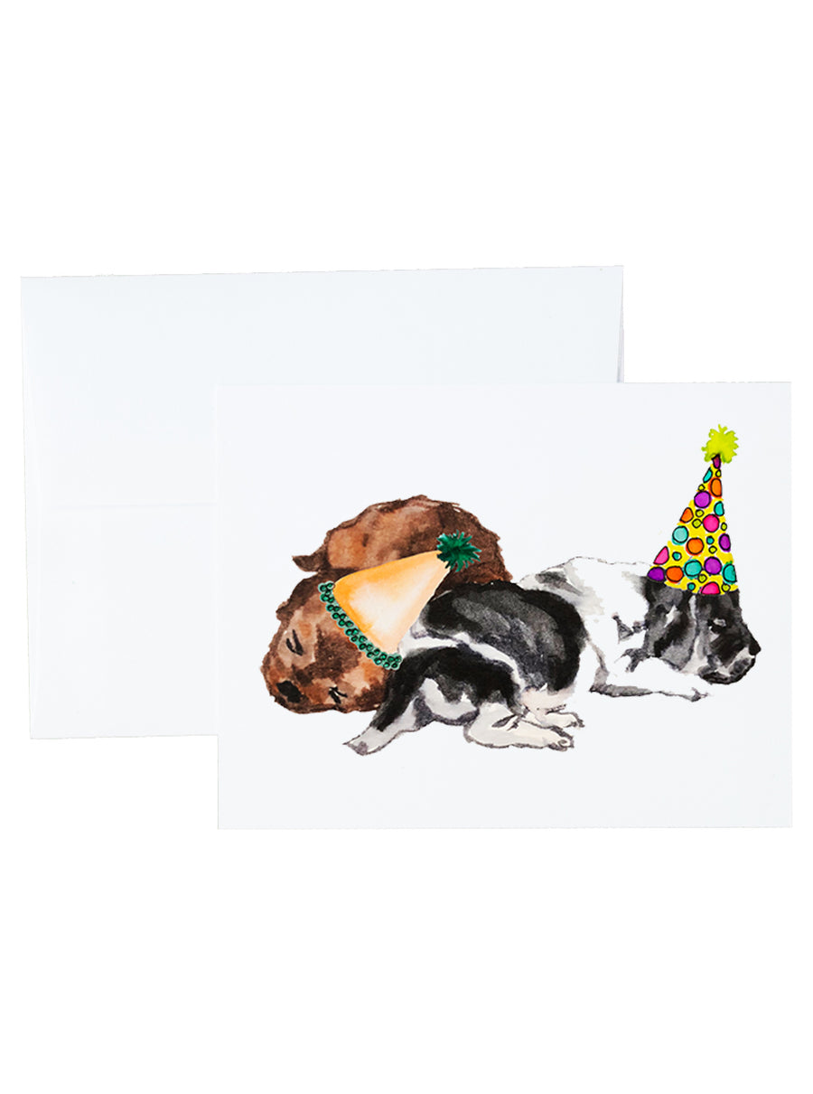 Dog Birthday Party Stationery and Notecard Set