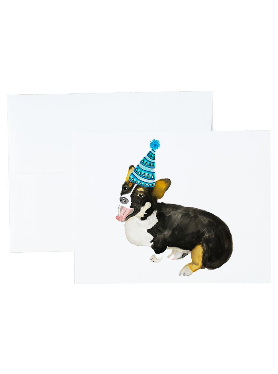 Dog Birthday Party Stationery and Notecard Set