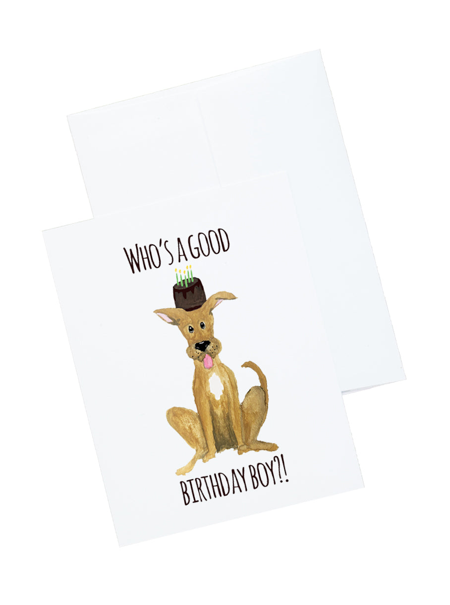 Dogs & Birthday Cakes Stationery and Notecard Set