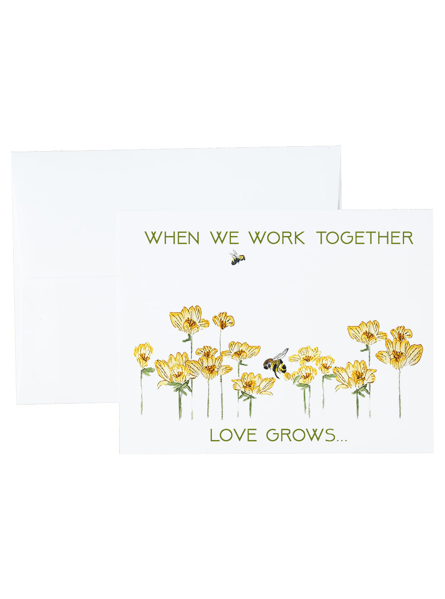 Flowers Stationery Set and Notecard Set