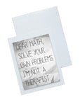 Math Problems Stationery and Notecard Set