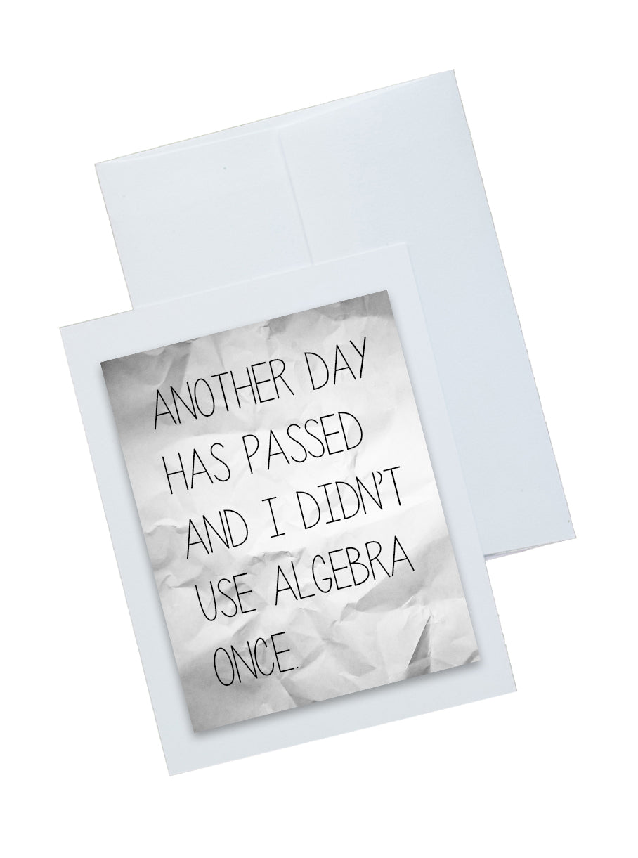 Math Problems Stationery and Notecard Set