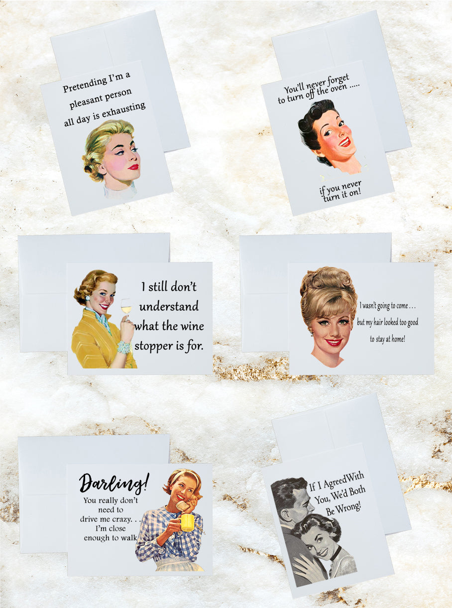 Vintage Ladies Stationery and Notecard Set