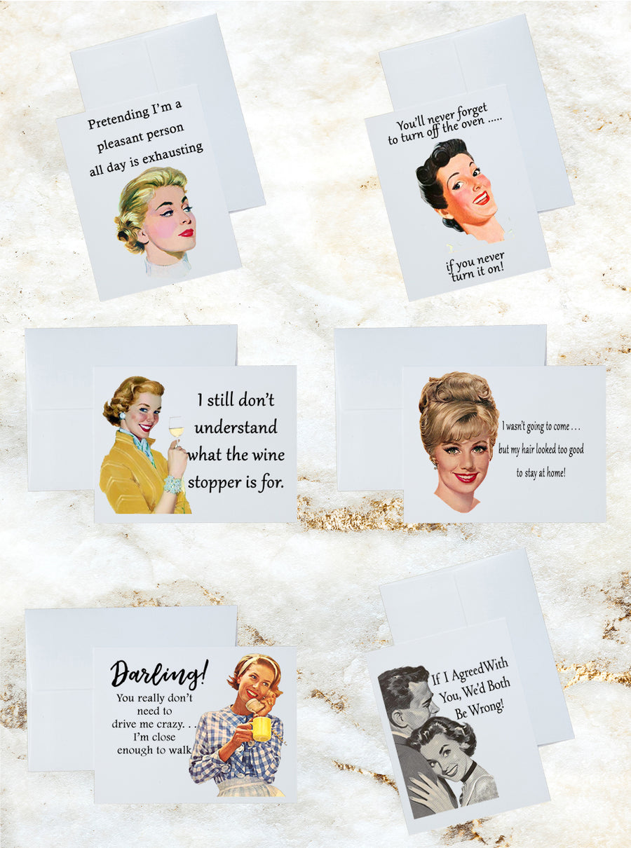 Vintage Ladies Stationery and Notecard Set