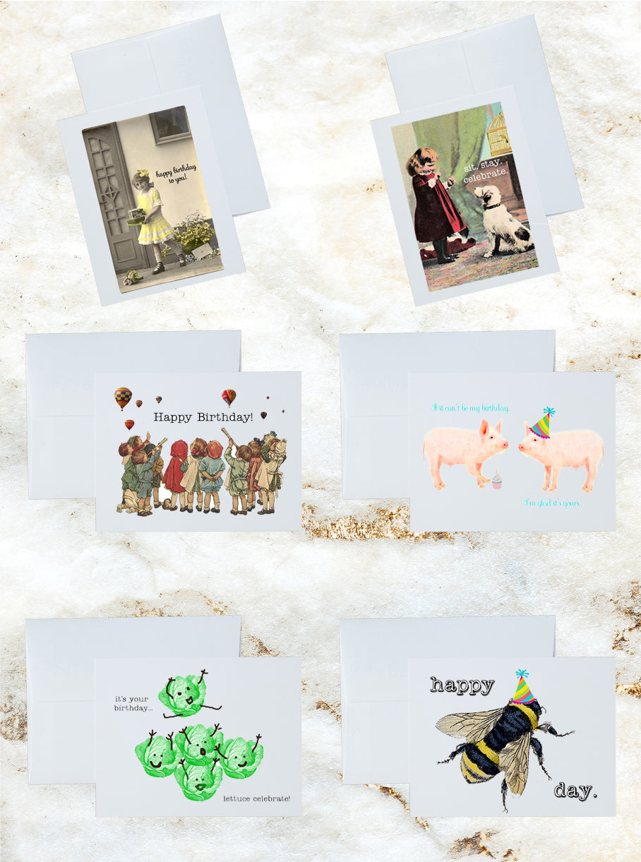 Sweet Birthday Stationery and Notecard Set