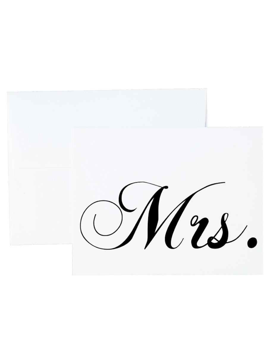 Black and White Wedding Stationery and Notecard Set