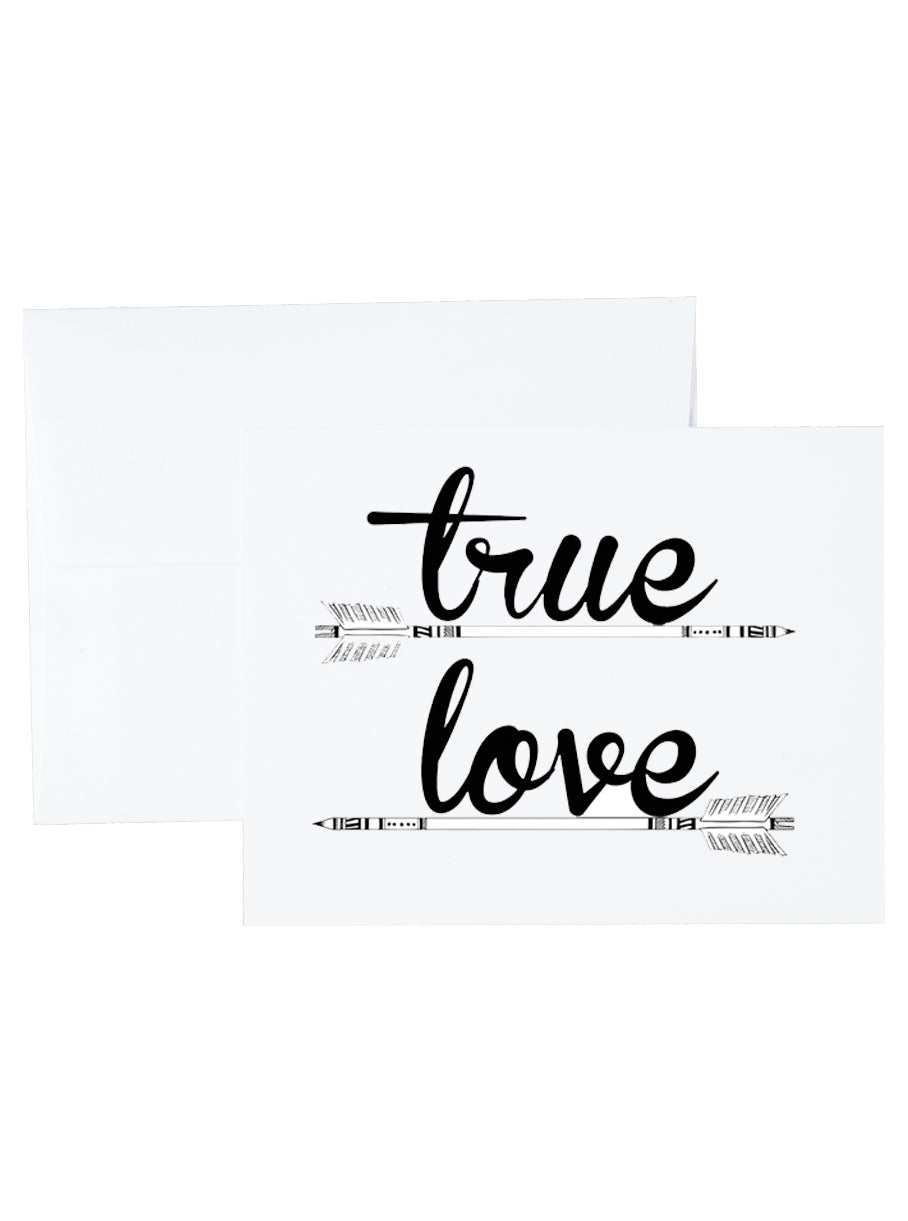 Black and White Wedding Stationery and Notecard Set