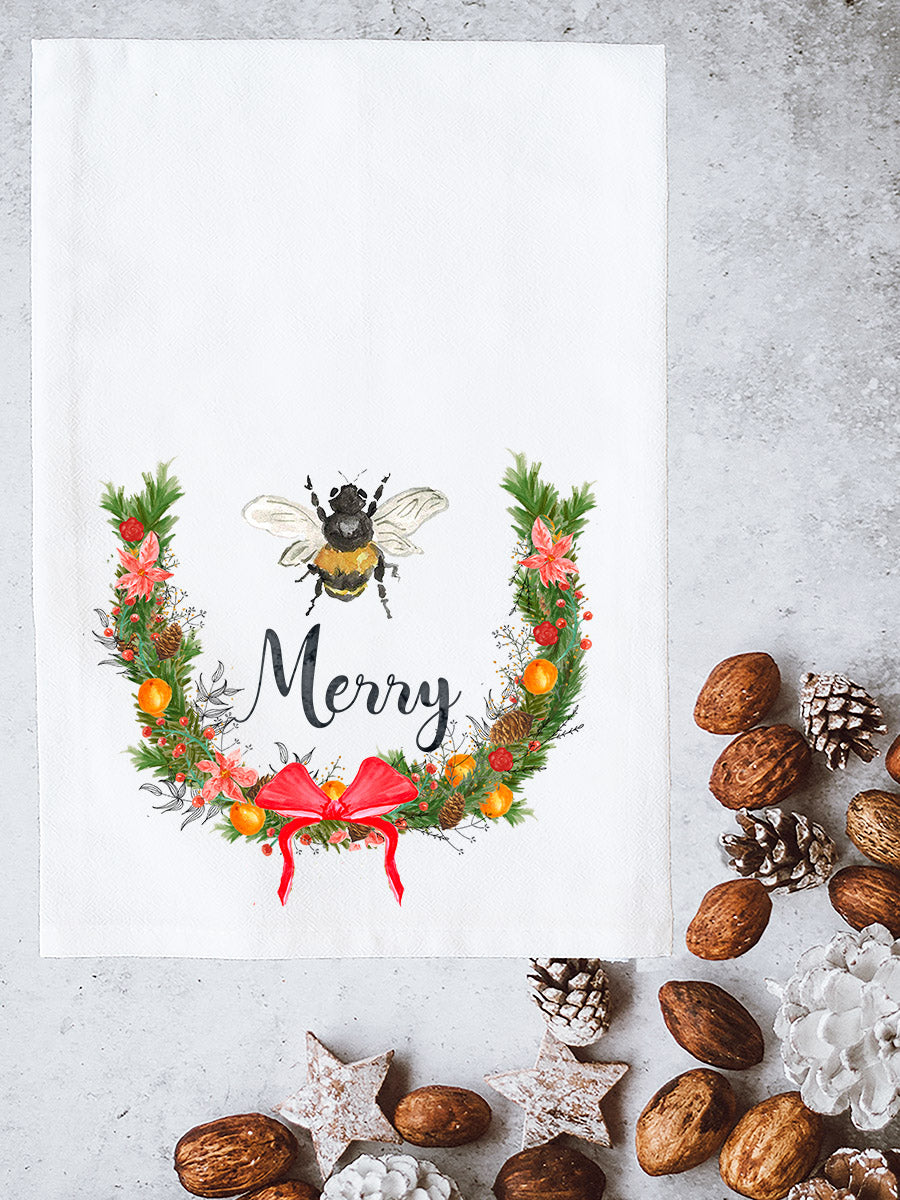 Bee Merry Kitchen Towel