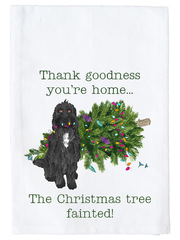Christmas Tree Fainted Kitchen Towel