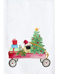 Christmas Wagon Kitchen Towel