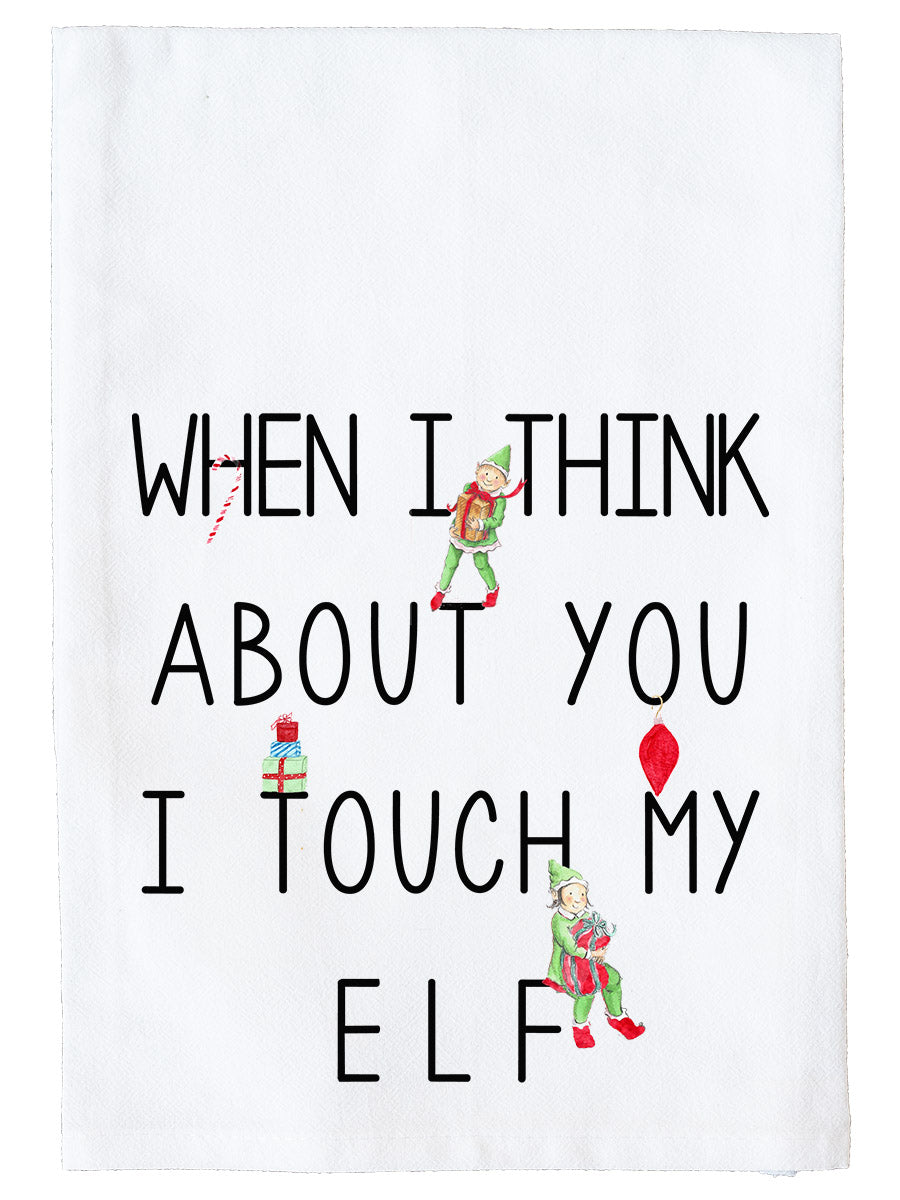 Touch my Elf Kitchen Towel