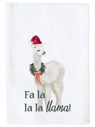 Fa La La La Llama Kitchen Towel