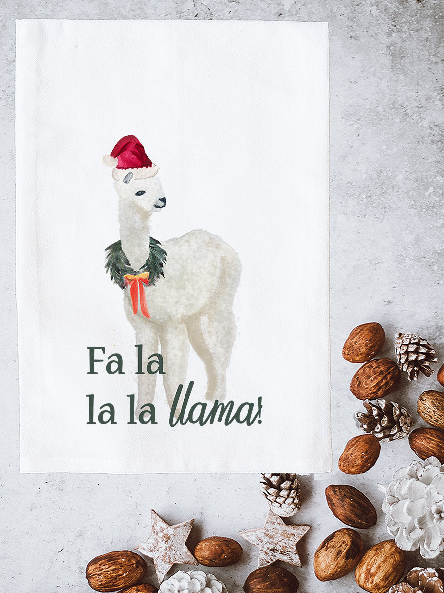 Fa La La La Llama Kitchen Towel