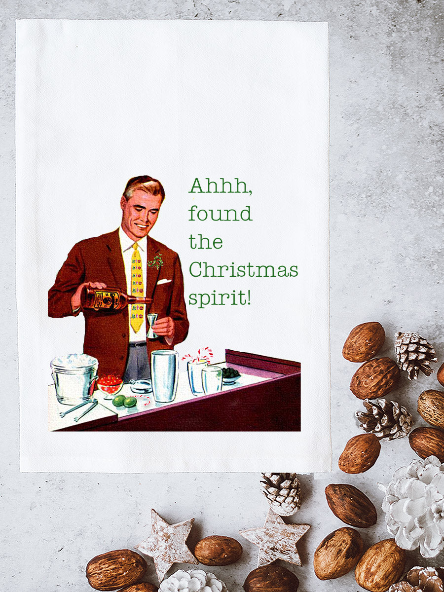 Found the Christmas Spirit Kitchen Towel