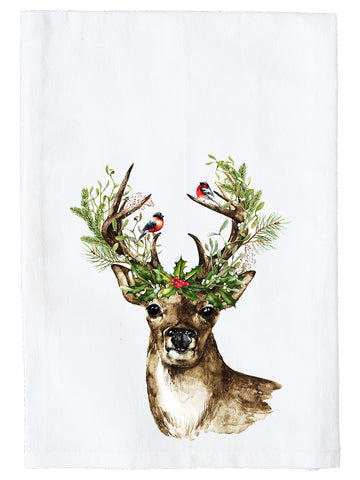Christmas Stag Kitchen Towel