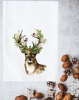 Christmas Stag Kitchen Towel