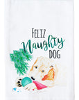 Feliz Naughty Dog Kitchen Towel