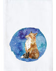 Fox With Snowflake Kitchen Towel