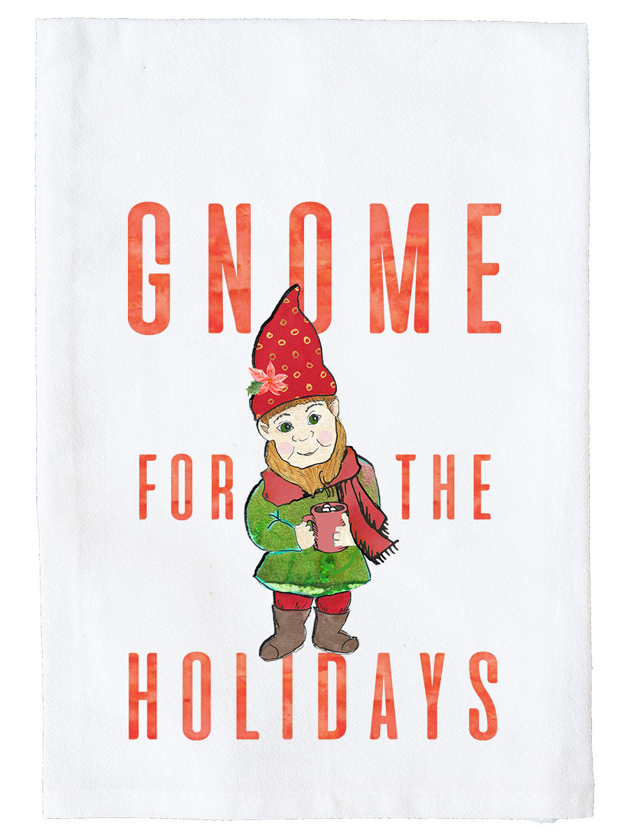 Gnome for the Holidays Kitchen Towel