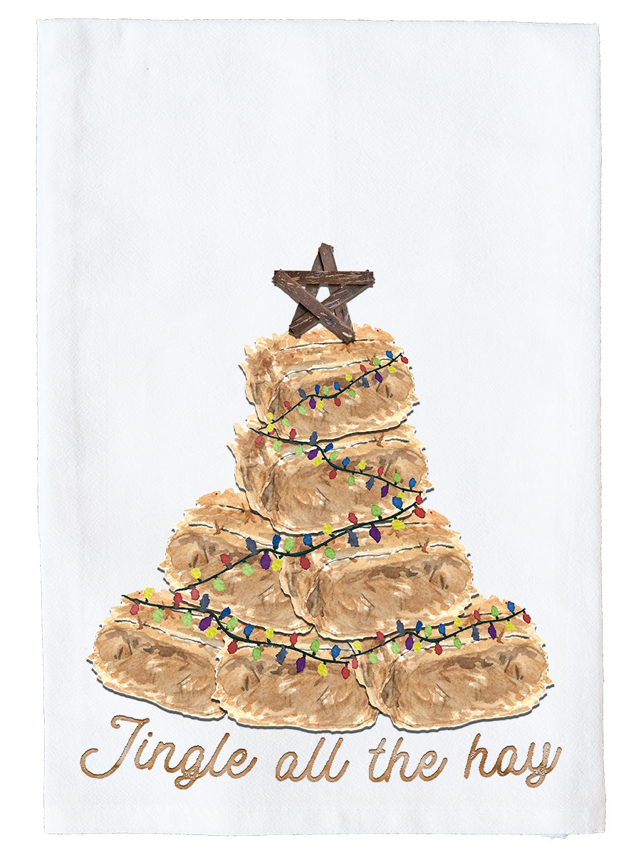 Jingle all the Hay Kitchen Towel