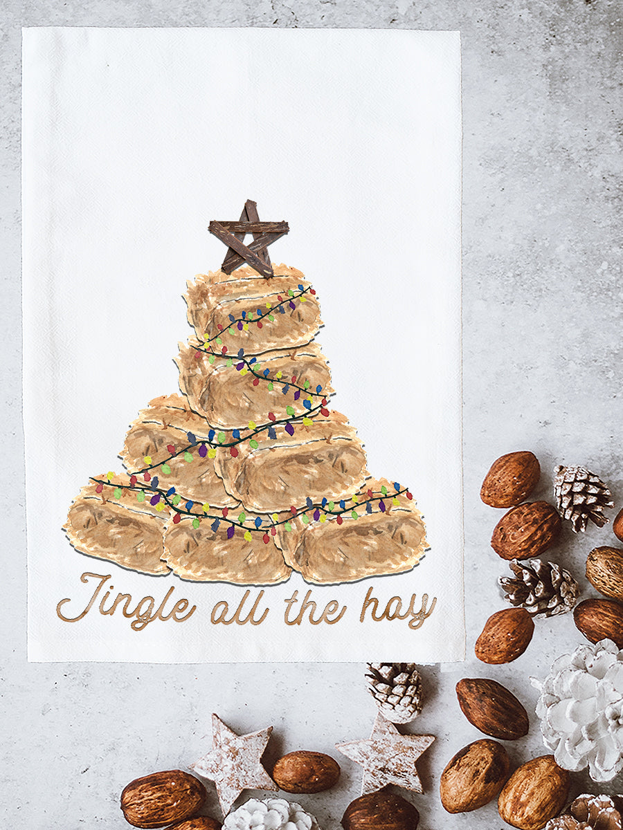 Jingle all the Hay Kitchen Towel