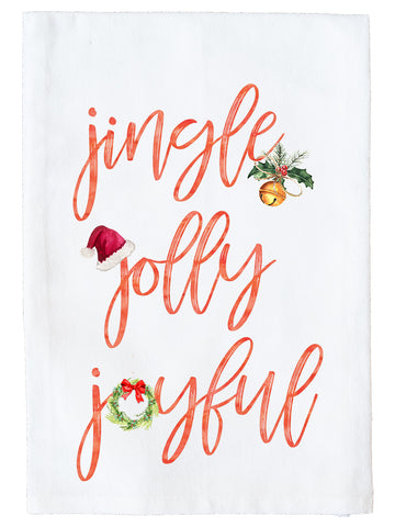 Jingle Jolly Joyful Kitchen Towel