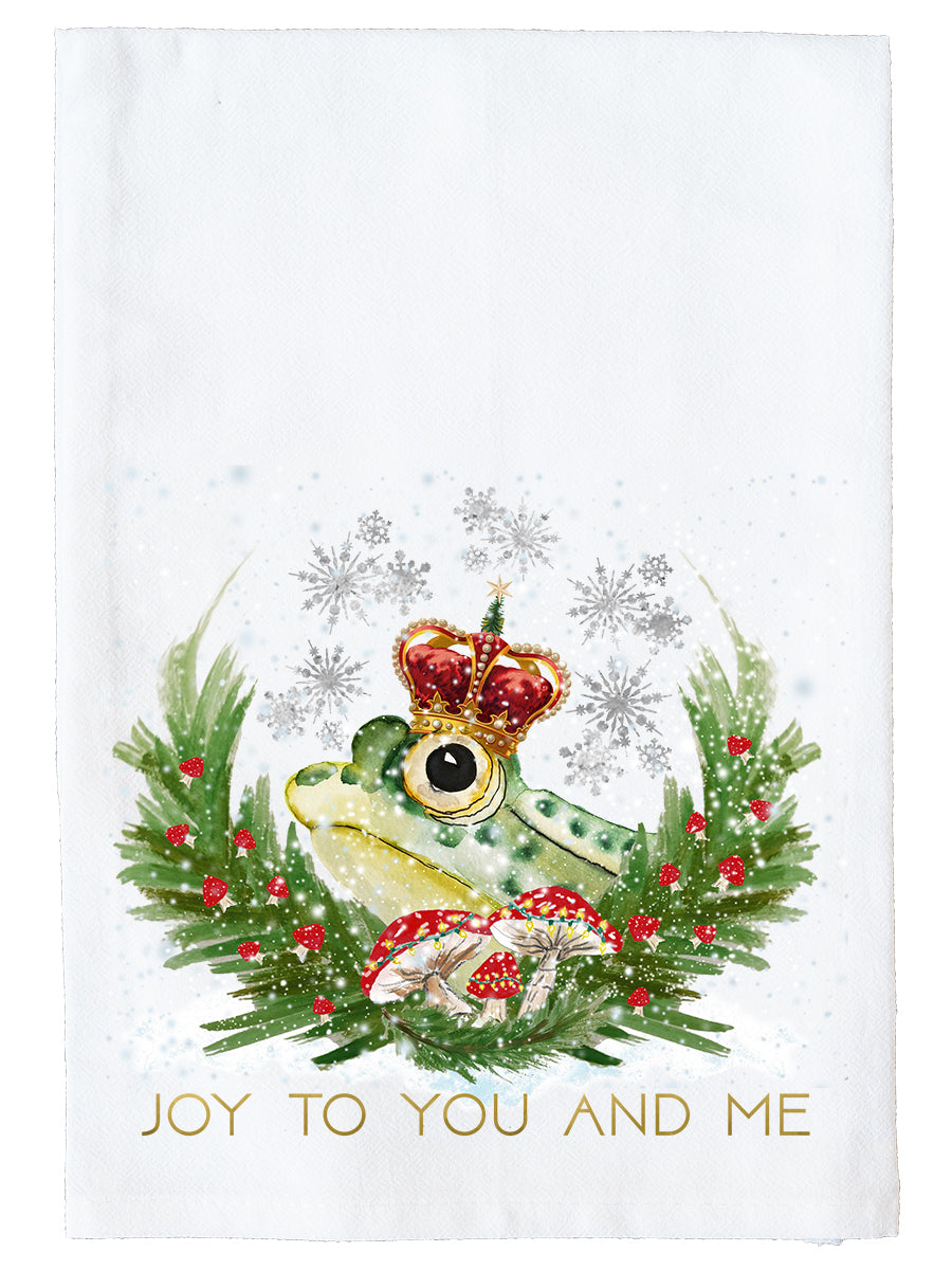 Joy To You And Me Kitchen Towel