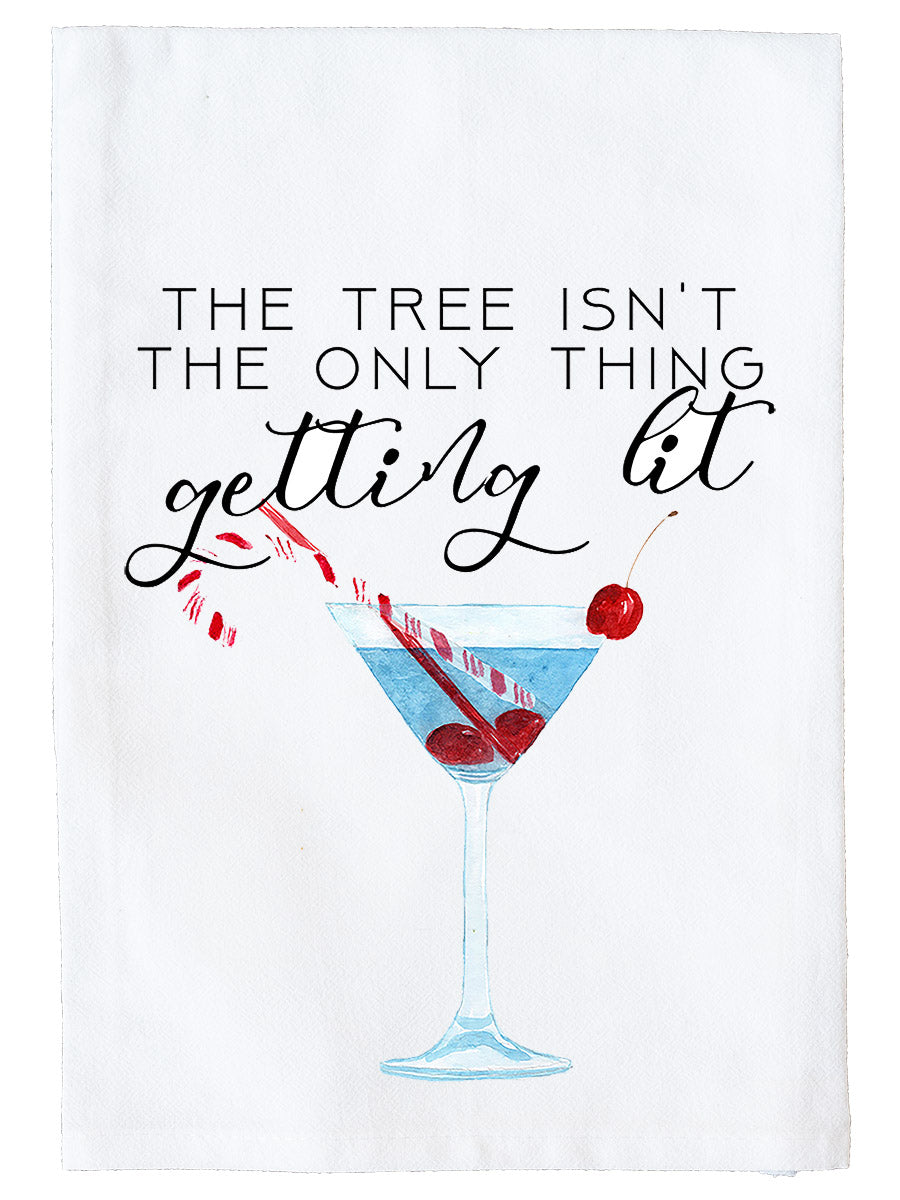 Getting Lit Kitchen Towel