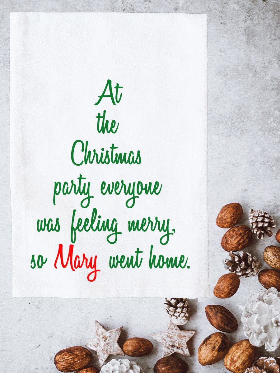 Everyone was Feeling Merry Kitchen Towel