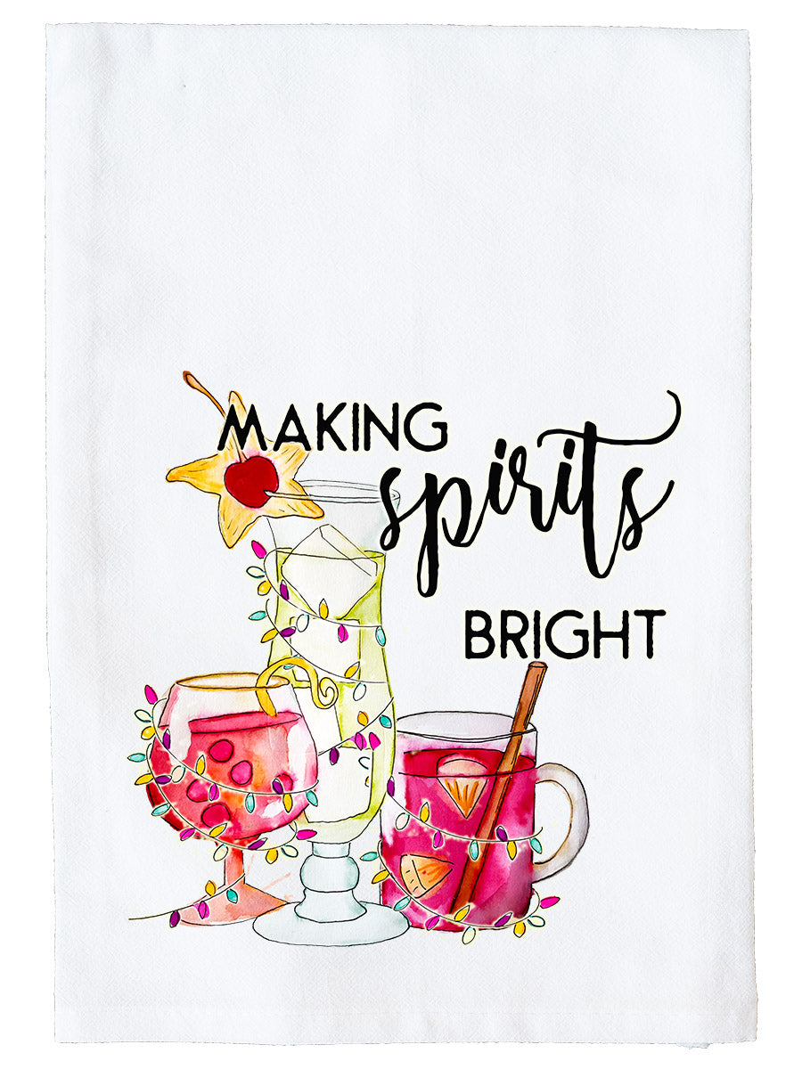Making Spirits Bright Kitchen Towel