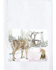 Reindeer and Hedgehog Kitchen Towel