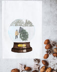 Snow Globe Tree Kitchen Towel