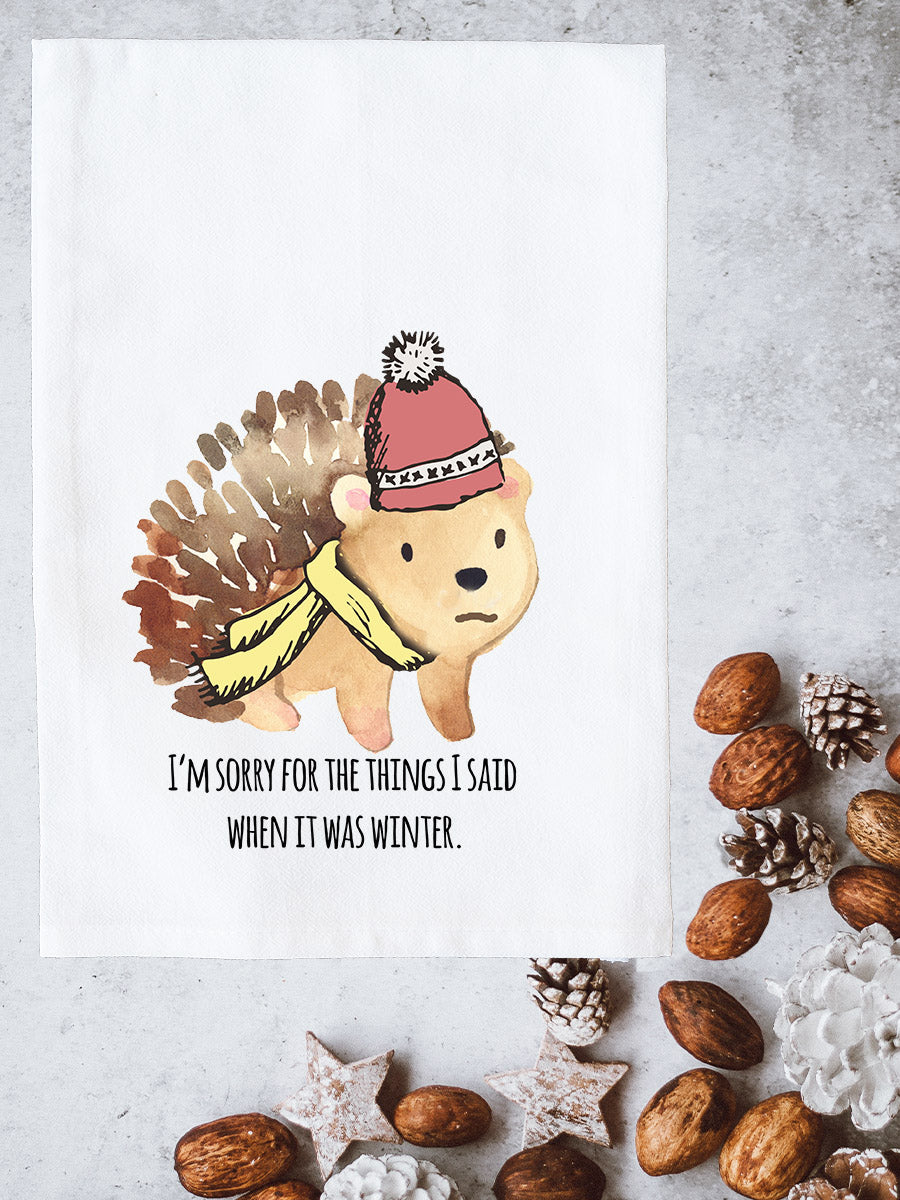 Things I said when it was Winter Kitchen Towel